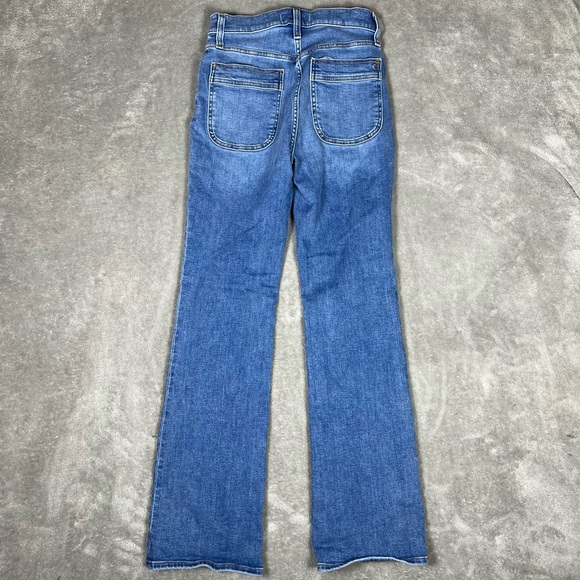 Madewell Jeans Womens 26 Kick Out Full Length Stretch Straight Leg Bootcut Denim - Picture 6 of 11
